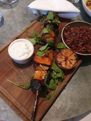 PERUVIAN HODO SOY TOFU SKEWER at Wildseed in San Francisco