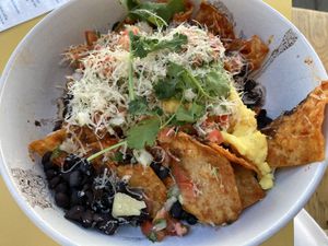 Chilaquiles at Wildseed in San Francisco