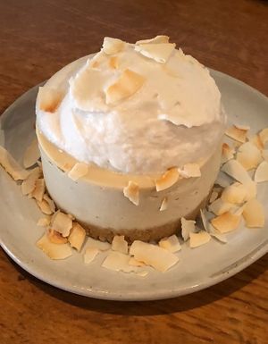 Meyer Lemon Agave Cheesecake  at Wildseed in San Francisco