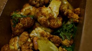 curried cauliflower at Wildseed in San Francisco