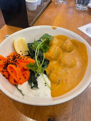 This is all sitting on top of a layer of quinoa, made for great texture  at Wildseed in San Francisco