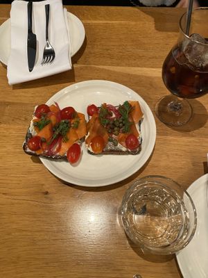 Lox tartine   at Wildseed in San Francisco