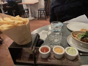 Fries with dips  at Wildseed in San Francisco