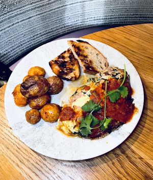 Vegan Spicy Sausage Omelet  at Wildseed in San Francisco