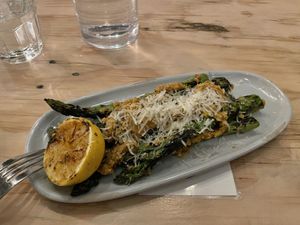 Asparagus… exquisite! at Wildseed in San Francisco