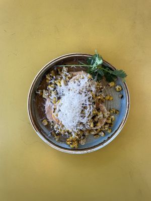 Mexican Corn Cake: one of the best things I’ve had in a while  at Wildseed in San Francisco