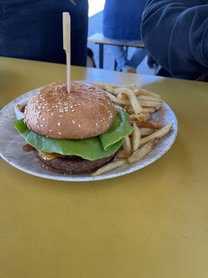Impossible Burger: average impossible burger but had other meat options  at Wildseed in San Francisco