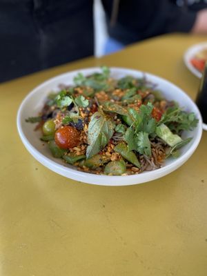 Heirloom Buckwheat Noodles: complex’s flavors & refreshing  at Wildseed in San Francisco