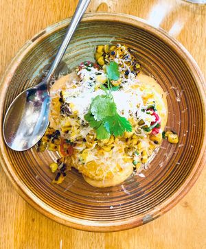 Mexican Corn Cakes  at Wildseed in San Francisco