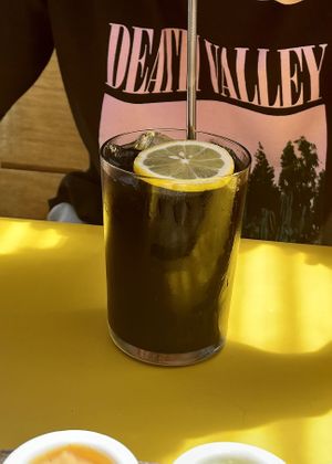 Charcoal Lemonade  at Wildseed in San Francisco