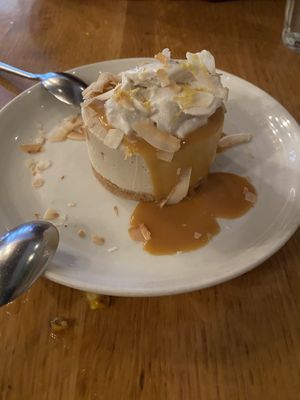 Lemon cheesecake   at Wildseed in San Francisco