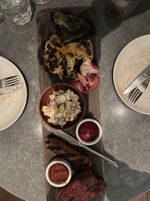 BBQ plate for two  at Wildseed in San Francisco