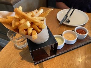 Fries with Assorted Dips at Wildseed in San Francisco