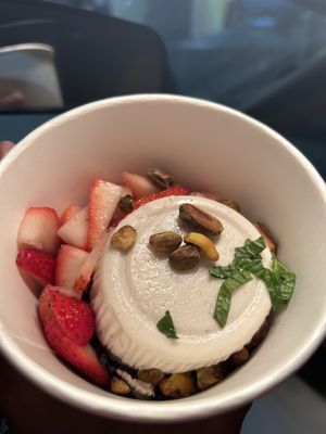 Panna cotta bomb dessert mmmm   at Wildseed in San Francisco