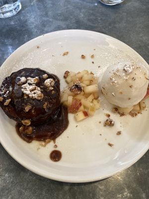 Sticky toffee pudding #Veganuary at Wildseed in San Francisco