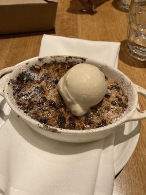 Apple crumble   at Wildseed in San Francisco