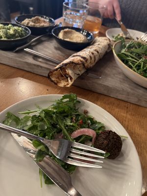 Mezze. Nice flatbread    at Wildseed in San Francisco