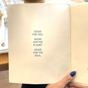 Menu  at Wildseed in San Francisco