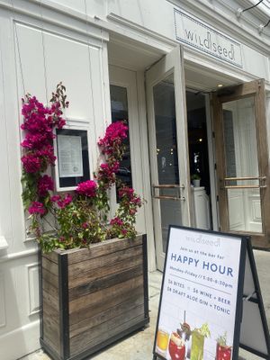 Upon Arrival (Storefront) w/Street Signage  at Wildseed in San Francisco