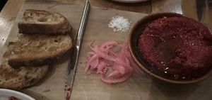 Beet pate  at Wildseed in San Francisco