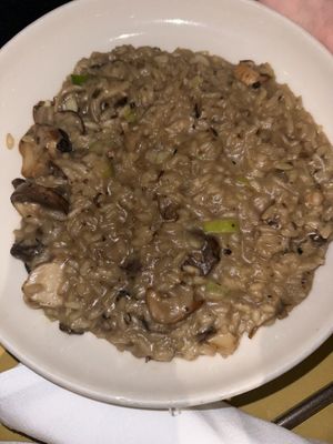 Mushroom risotto  at Wildseed in San Francisco