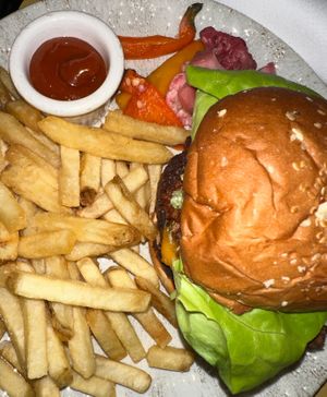 Impossible burger   at Wildseed in San Francisco