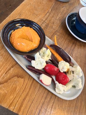 Red Pepper Hummus   at Wildseed in San Francisco