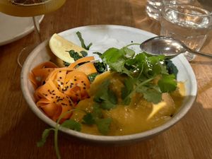 Neatball Masala - delicious !  at Wildseed in San Francisco