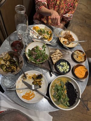 Table for two… we ordered too much   at Wildseed in San Francisco