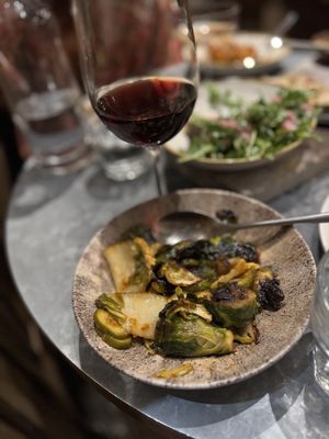 Brussels sprouts. This was after we ate half . Excellent   at Wildseed in San Francisco