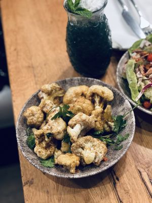 Curried cauliflowerr  at Wildseed in San Francisco