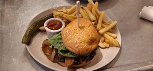 Wildseed burger at Wildseed in San Francisco