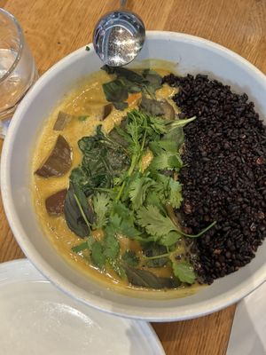 Curry bowl  at Wildseed in San Francisco