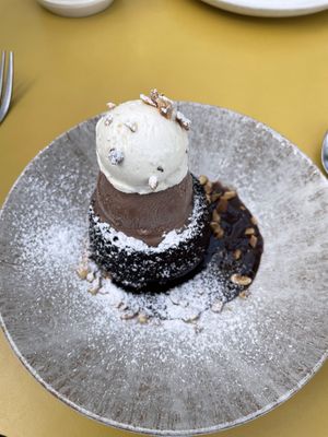 Lava cake  at Wildseed in San Francisco