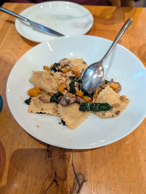 Butternut Squash and Ricotta Ravioli at Wildseed in San Francisco