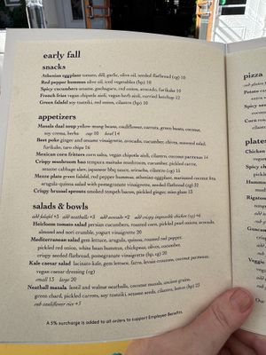 Vegan menu
Wine selection huge - not sure if all vegan at Wildseed in San Francisco