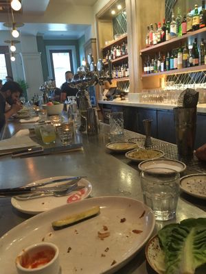 The bar at Wildseed in San Francisco