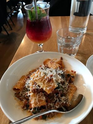 Impossible meat lasagne at Wildseed in San Francisco