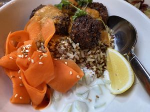 Neatball masala at Wildseed in San Francisco