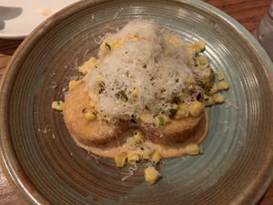 Mexican corn cakes at Wildseed in San Francisco