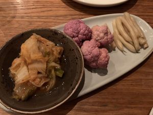 Probiotic plate at Wildseed in San Francisco