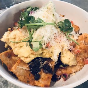 Chilaquiles w/ Just egg at Wildseed in San Francisco