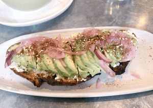 Avocado toast at Wildseed in San Francisco
