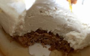 vegan lemon cheezecake at Wildseed in San Francisco