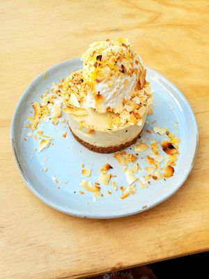Meyer Lemon Cheesecake at Wildseed in San Francisco