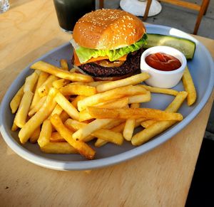 Wildseed Burger at Wildseed in San Francisco