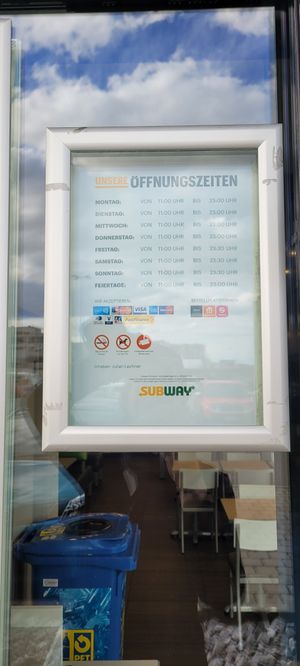  at Subway in Ruemlang