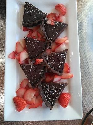 Chocolate caramel 😋 at Yello Vegan Cafe & Creative Arts Center in Fort Lauderdale