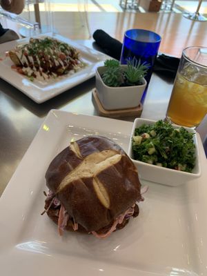 Time for some BBQ at Yello Vegan Cafe & Creative Arts Center in Fort Lauderdale