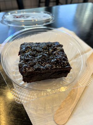 Blueberry Browniee  at Lord of the Fries in South Yarra